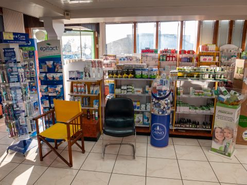 Intérieur pharmacie