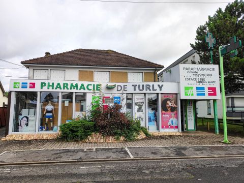 Pharmacie vue de face